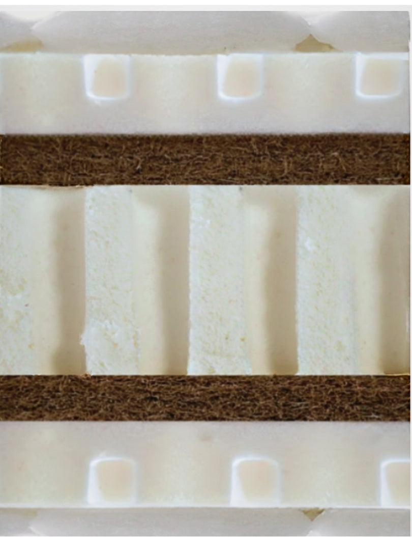 delta strom ανατομικο στρωμα latex χωρις ελατηρια φυσικό latex 100% και cocolatex με υφασμα organic cotton