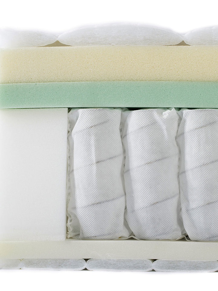 delta strom ανατομικο στρωμα με ανεξαρτητα ελατητρια και memory foam με υφασμα tencel