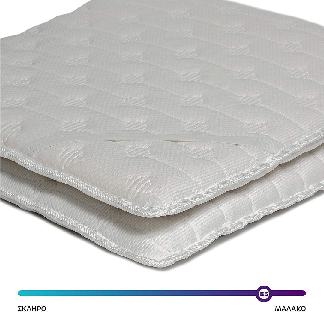 delta strom ανωστρωμα white memory foam με υφασμα anti acaria