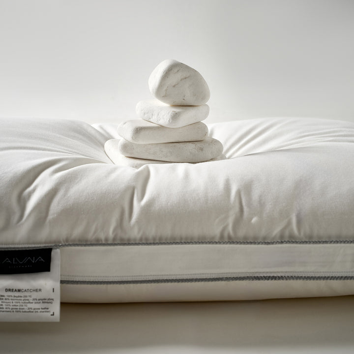 Πουπουλένιο μαξιλάρι χήνας σε 3 θαλάμους