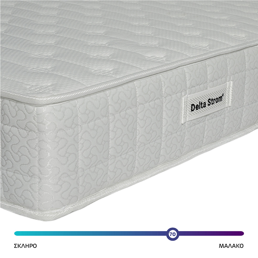 delta strom ανατομικο στρωμα χωρις ελατηρια memory foam με υφασμα tencel