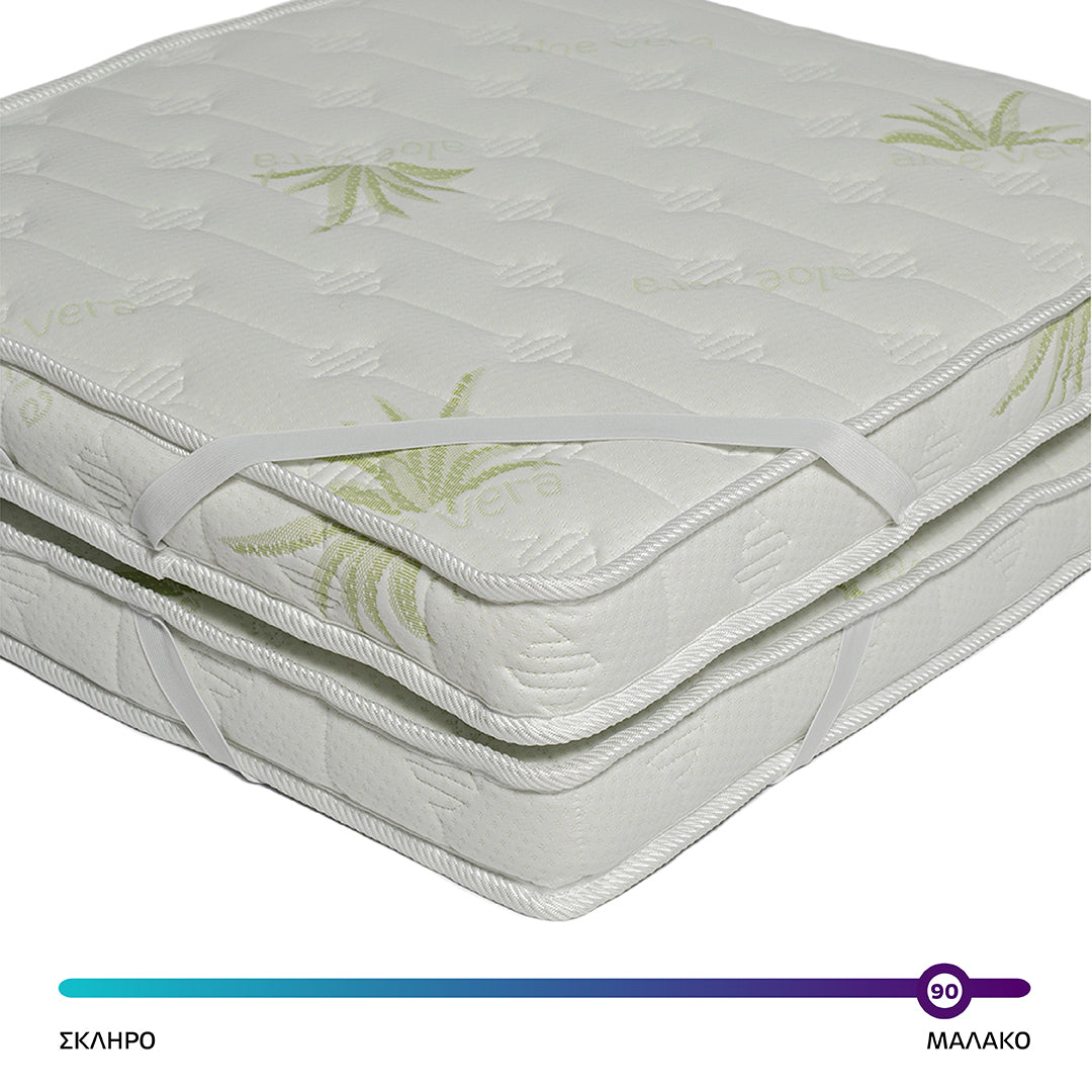 delta strom ανωστρωμα memory foam με υφασμα aloe vera 8cm